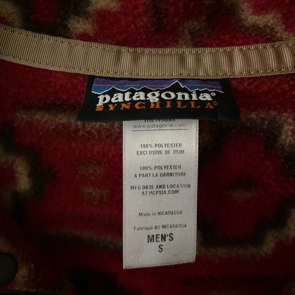 Patagonia Men’s Synchilla Small - Picture 4 of 11